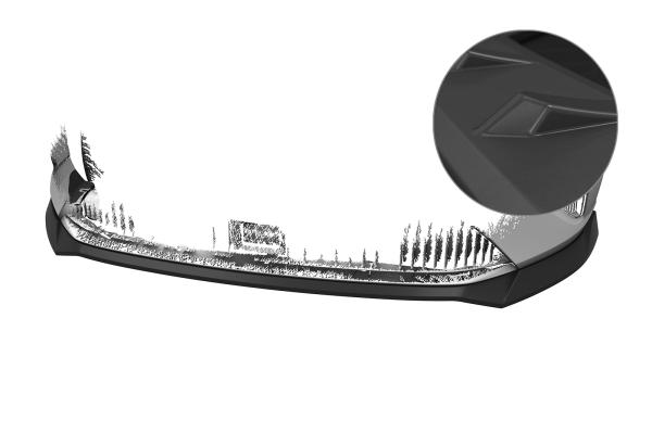 CSR Frontspoiler | Cup-Spoilerlippe mit ABE für MG 5 EV CSL807-L schwarz matt (Lackierung erforderlich)