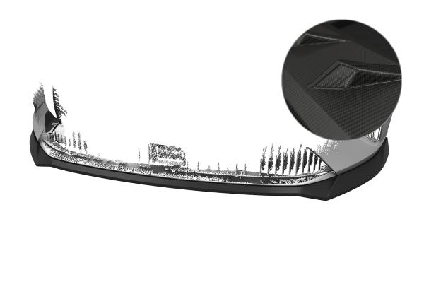 CSR Frontspoiler | Cup-Spoilerlippe mit ABE für MG 5 EV CSL807-M Carbon Look matt strukturiert (keine Lackierung erforderlich)