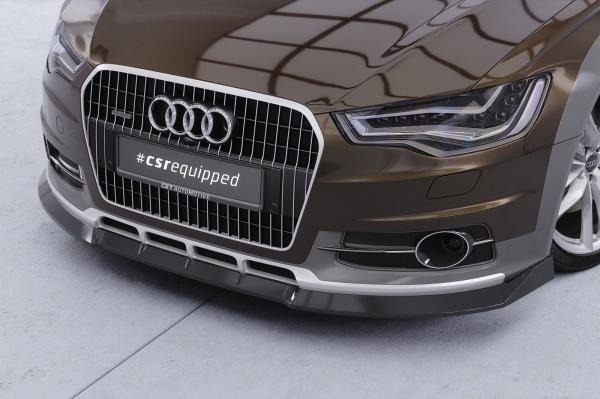 CSR Frontspoiler | Cup-Spoilerlippe mit ABE für Audi A6 C7 (Typ 4G) Allroad CSL809-K Kupfer matt (keine Lackierung erforderlich)
