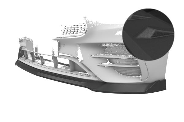 CSR Frontspoiler | Cup-Spoilerlippe mit ABE für Mercedes-Benz E-Klasse W213 / S213 CSL812-S Strukturiert schwarz matt (keine Lackierung erforderlich)