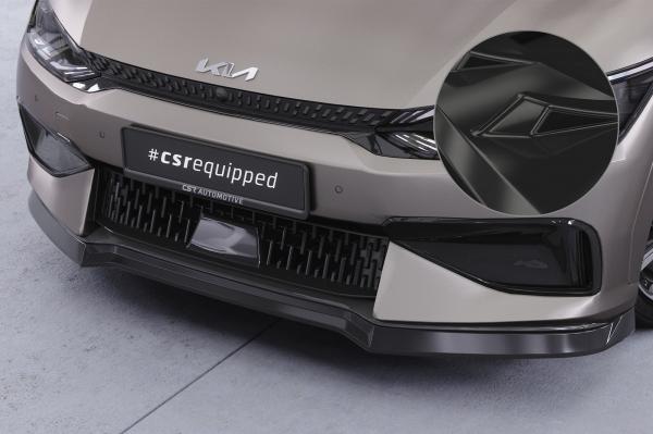 CSR Frontspoiler | Cup-Spoilerlippe mit ABE für Kia EV6 GT / GT-Line CSL814-G Glossy schwarz glänzend (keine Lackierung erforderlich)