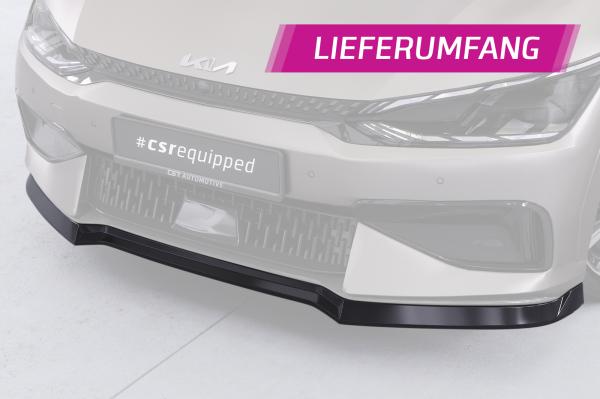 CSR Frontspoiler | Cup-Spoilerlippe mit ABE für Kia EV6 GT / GT-Line CSL814-K Kupfer matt (keine Lackierung erforderlich)