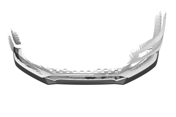 CSR Frontspoiler | Cup-Spoilerlippe mit ABE für Audi S1 8X CSL819-L schwarz matt (Lackierung erforderlich)