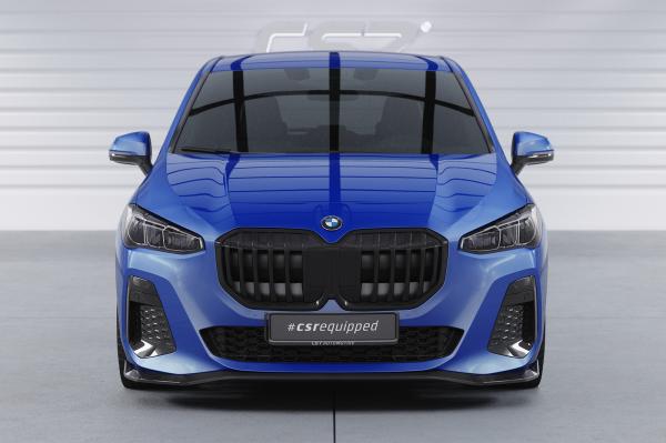CSR Frontspoiler | Cup-Spoilerlippe mit ABE für BMW 2er U06 Active Tourer CSL821-L schwarz matt (Lackierung erforderlich)