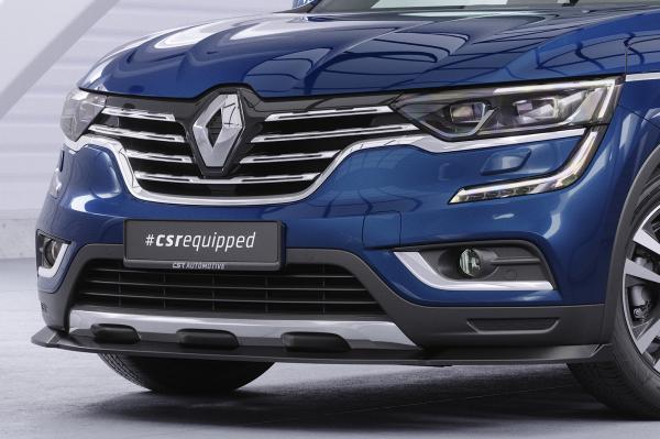 CSR Frontspoiler | Cup-Spoilerlippe mit ABE für Renault Koleos (2. Gen) CSL823-C Carbon Look Hochglanz (keine Lackierung erforderlich)