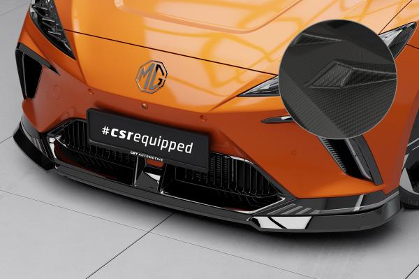 CSR Frontspoiler | Cup-Spoilerlippe mit ABE für MG Mulan / 4 CSL826-M Carbon Look matt strukturiert (keine Lackierung erforderlich)