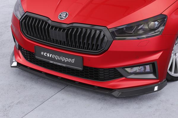 CSR Frontspoiler | Cup-Spoilerlippe mit ABE für Skoda Fabia 4 Monte Carlo CSL829-K Kupfer matt (keine Lackierung erforderlich)