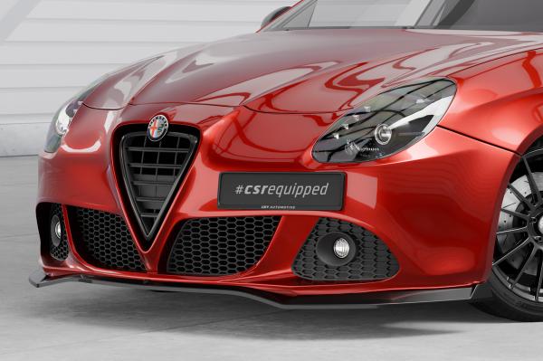 CSR Frontspoiler | Cup-Spoilerlippe mit ABE für Alfa Romeo Giulietta (Typ 940) CSL834-L schwarz matt (Lackierung erforderlich)