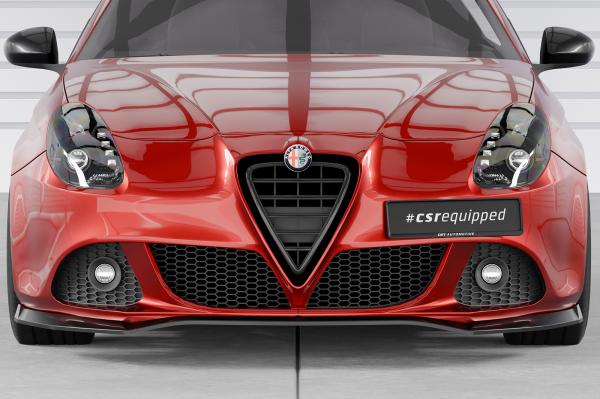 CSR Frontspoiler | Cup-Spoilerlippe mit ABE für Alfa Romeo Giulietta (Typ 940) CSL834-L schwarz matt (Lackierung erforderlich)