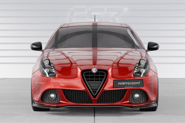 CSR Frontspoiler | Cup-Spoilerlippe mit ABE für Alfa Romeo Giulietta (Typ 940) CSL834-L schwarz matt (Lackierung erforderlich)