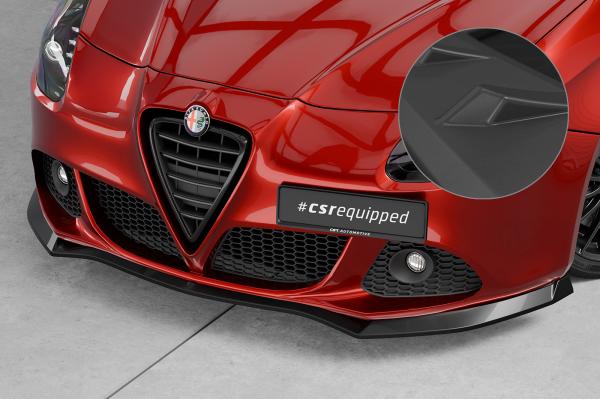 CSR Frontspoiler | Cup-Spoilerlippe mit ABE für Alfa Romeo Giulietta (Typ 940) CSL834-L schwarz matt (Lackierung erforderlich)