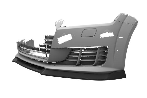CSR Frontspoiler | Cup-Spoilerlippe mit ABE für Audi TT FV/8S CSL835-S schwarz matt strukturiert (keine Lackierung erforderlich)