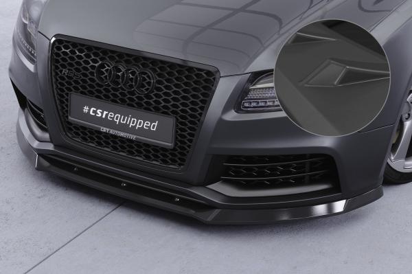 CSR Frontspoiler | Cup-Spoilerlippe mit ABE für Audi RS5 (8T) CSL837-L schwarz matt (Lackierung erforderlich)