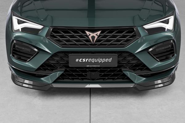 CSR Frontspoiler | Cup-Spoilerlippe mit ABE für Cupra Ateca (Typ 5FP, KH7) CSL842-L schwarz matt (Lackierung erforderlich)