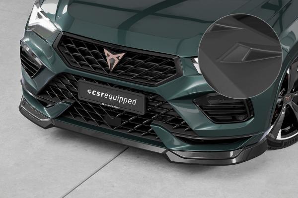 CSR Frontspoiler | Cup-Spoilerlippe mit ABE für Cupra Ateca (Typ 5FP, KH7) CSL842-L schwarz matt (Lackierung erforderlich)