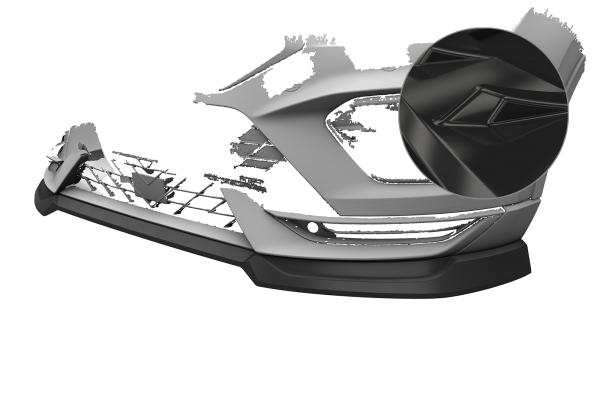 CSR Frontspoiler | Cup-Spoilerlippe mit ABE für Cupra Ateca (Typ 5FP, KH7) CSL842-G Glossy schwarz glänzend (keine Lackierung erforderlich)