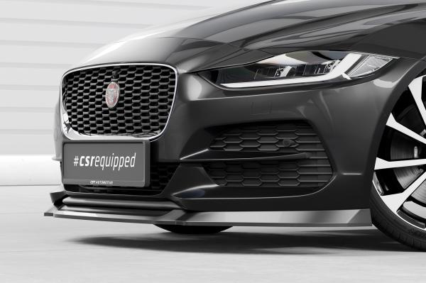 CSR Frontspoiler | Cup-Spoilerlippe mit ABE für Jaguar XE (X760) CSL845-G Glossy schwarz Hochglanz (keine Lackierung erforderlich)