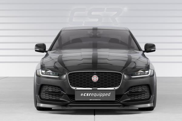 CSR Frontspoiler | Cup-Spoilerlippe mit ABE für Jaguar XE (X760) CSL845-G Glossy schwarz Hochglanz (keine Lackierung erforderlich)