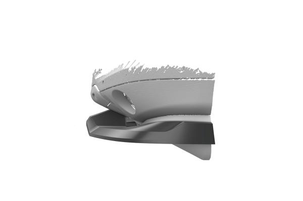CSR Frontspoiler | Cup-Spoilerlippe mit ABE für Porsche Cayenne (Typ 9PA) CSL849-C Carbon Look Hochglanz (keine Lackierung erforderlich)