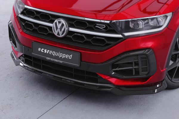 CSR Frontspoiler | Cup-Spoilerlippe mit ABE für VW T-Roc (A1) R-Line CSL851-K Kupfer matt (keine Lackierung erforderlich)