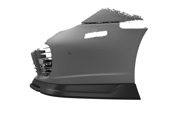 CSR Frontspoiler | Cup-Spoilerlippe mit ABE für Porsche 911/996 CSL852-C Carbon Look glänzend (keine Lackierung erforderlich)