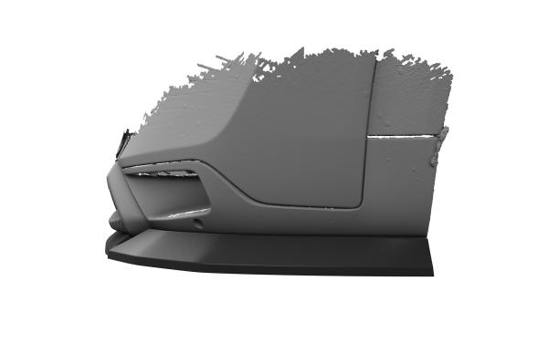 CSR Frontspoiler | Cup-Spoilerlippe mit ABE für Citroen C3 Aircross 2 CSL859-L schwarz matt (Lackierung erforderlich)