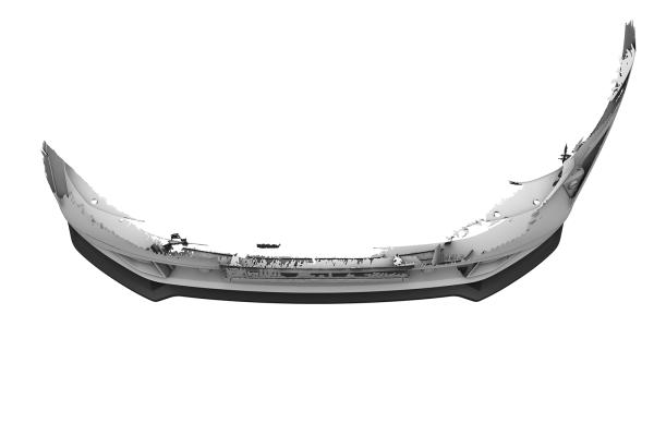 CSR Frontspoiler | Cup-Spoilerlippe mit ABE für Nissan Qashqai (J12) CSL866-L schwarz matt (Lackierung erforderlich)