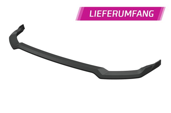 CSR Frontspoiler | Cup-Spoilerlippe mit ABE für Nissan Qashqai (J12) CSL866-L schwarz matt (Lackierung erforderlich)
