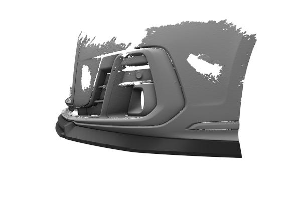 CSR Frontspoiler | Cup-Spoilerlippe mit ABE für Audi A8 D5 (Typ 4N/F8) CSL867-L schwarz matt (Lackierung erforderlich)