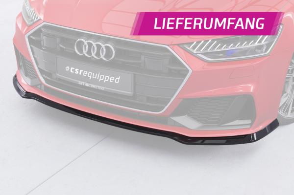 CSR Frontspoiler | Cup-Spoilerlippe mit ABE für Audi A7 / S7 C8 (Typ 4K/F2) CSL868-K Kupfer matt (keine Lackierung erforderlich)