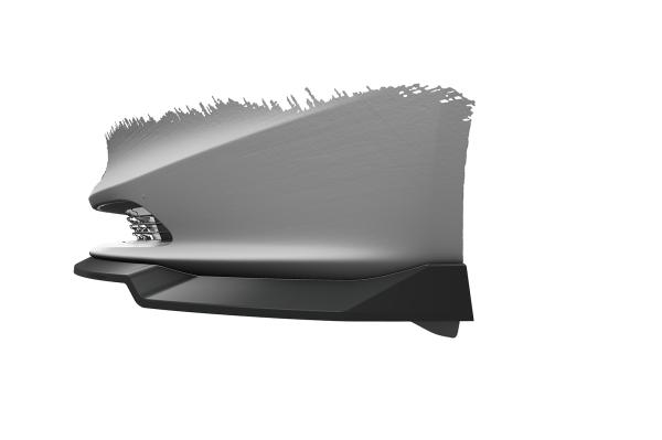 CSR Frontspoiler | Cup-Spoilerlippe mit ABE für Tesla Model 3 CSL869-M Carbon Look matt strukturiert (keine Lackierung erforderlich)