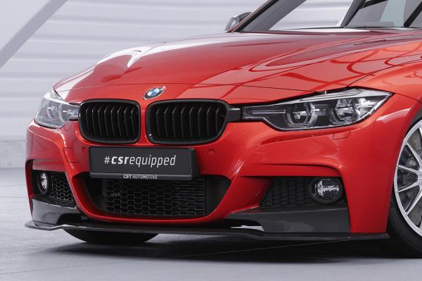 CSR Frontspoiler | Cup-Spoilerlippe mit ABE für BMW 3er F30 / F31 CSL871-L Lackierung erforderlich (schwarz matt)