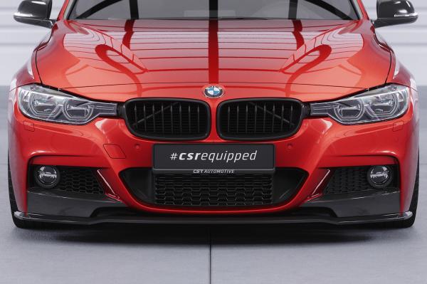 CSR Frontspoiler | Cup-Spoilerlippe mit ABE für BMW 3er F30 / F31 CSL871-L Lackierung erforderlich (schwarz matt)