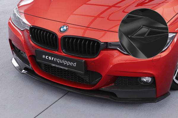 CSR Frontspoiler | Cup-Spoilerlippe mit ABE für BMW 3er F30 / F31 CSL871-G Glossy schwarz glänzend (keine Lackierung erforderlich)