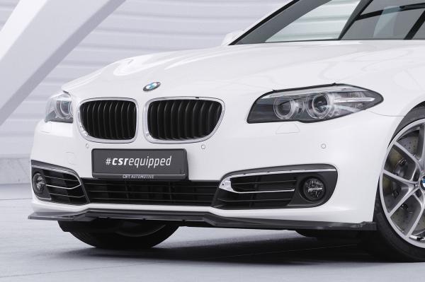 CSR Frontspoiler | Cup-Spoilerlippe mit ABE für BMW 5er F10 / F11 CSL872-L schwarz matt (Lackierung erforderlich)
