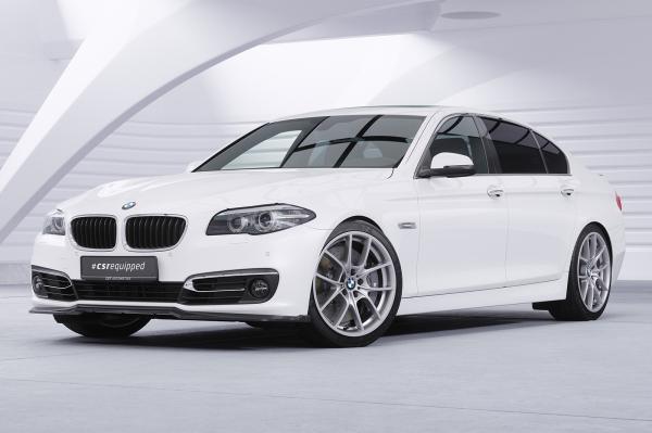 CSR Frontspoiler | Cup-Spoilerlippe mit ABE für BMW 5er F10 / F11 CSL872-L schwarz matt (Lackierung erforderlich)