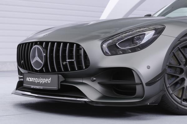 CSR Frontspoiler | Cup-Spoilerlippe mit ABE für Mercedes Benz AMG GT (190) CSL874-L Lackierung erforderlich (schwarz matt)