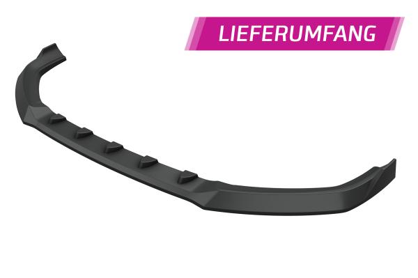 CSR Frontspoiler | Cup-Spoilerlippe mit ABE für Audi RSQ3 (8U) CSL879-L schwarz matt (Lackierung erforderlich)