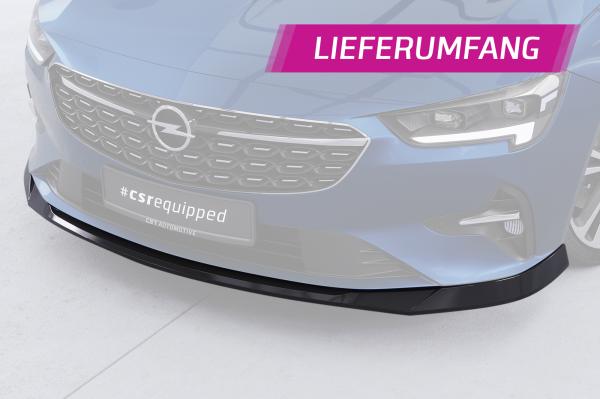 CSR Frontspoiler | Cup-Spoilerlippe mit ABE für Opel Insignia B CSL882-L schwarz matt (Lackierung erforderlich)