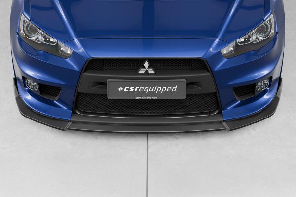 CSR Frontspoiler | Cup-Spoilerlippe mit ABE für Mitsubishi Lancer Evolution X CSL887-M Carbon Look matt strukturiert (keine Lackierung erforderlich)