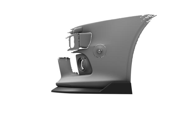 CSR Frontspoiler | Cup-Spoilerlippe mit ABE für Mitsubishi Lancer Evolution X CSL887-M Carbon Look matt strukturiert (keine Lackierung erforderlich)