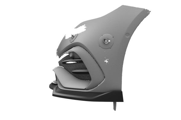 CSR Frontspoiler | Cup-Spoilerlippe mit ABE für Mercedes Benz E-Klasse W214 / S214 CSL888-L schwarz matt (Lackierung erforderlich)