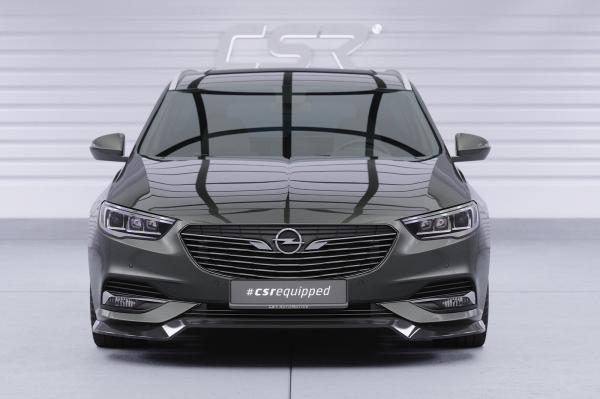 CSR Frontspoiler | Cup-Spoilerlippe mit ABE für Opel Insignia B CSL889-L schwarz matt (Lackierung erforderlich)