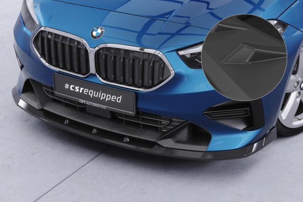CSR Frontspoiler | Cup-Spoilerlippe mit ABE für BMW 2er F44 CSL891-L schwarz matt (Lackierung erforderlich)