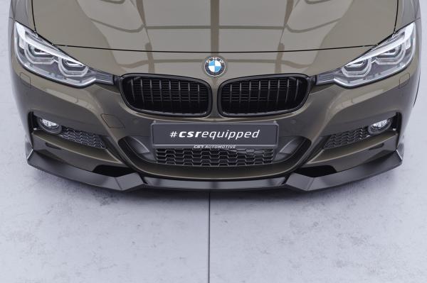 CSR Frontspoiler | Cup-Spoilerlippe mit ABE für BMW 3er F30 / F31 CSL892-S Strukturiert schwarz matt (keine Lackierung erforderlich)