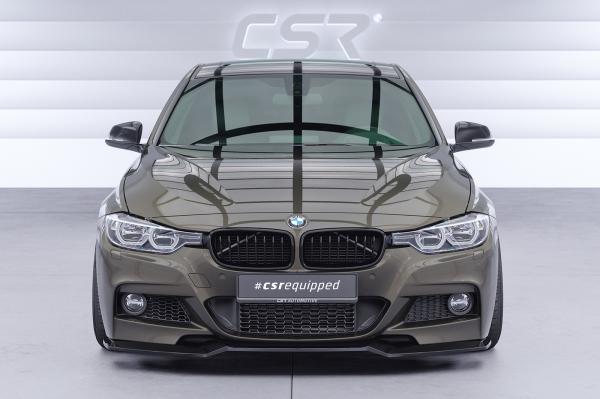 CSR Frontspoiler | Cup-Spoilerlippe mit ABE für BMW 3er F30 / F31 CSL892-S Strukturiert schwarz matt (keine Lackierung erforderlich)