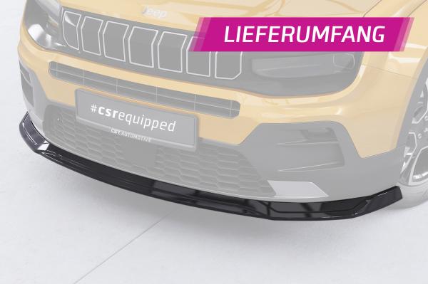 CSR Frontspoiler | Cup-Spoilerlippe mit ABE für Jeep Avenger CSL895-K Kupfer matt (keine Lackierung erforderlich)