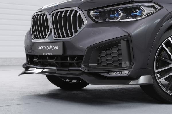 CSR Frontspoiler | Cup-Spoilerlippe mit ABE für BMW X6 (G06) Basis CSL909-L schwarz matt (Lackierung erforderlich)