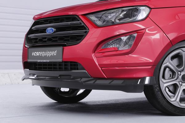 CSR Frontspoiler | Cup-Spoilerlippe mit ABE für Ford Ecosport MK2 ST-Line CSL910-L schwarz matt (Lackierung erforderlich)