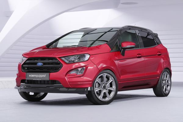 CSR Frontspoiler | Cup-Spoilerlippe mit ABE für Ford Ecosport MK2 ST-Line CSL910-L schwarz matt (Lackierung erforderlich)